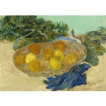 Pièces magnétiques - Vincent Van Gogh - Still Life of Oranges and Lemons with Blue Gloves, 1889