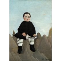 Henri Rousseau : Garçon sur un Rocher, 1895/1897