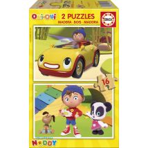 2 Puzzles en Bois - Oui-Oui