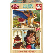 2 Puzzles en Bois - Elena d'Avalor