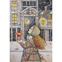 Puzzle en Bois - Tempête de Neige