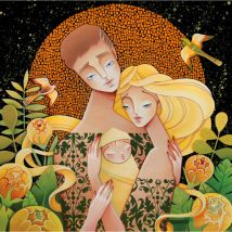 Puzzle en Bois - Soleil Doré