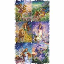 Puzzle en Bois - Eléments Terre et Feu des Signes du Zodiaque