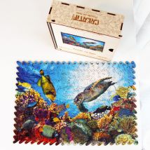 Puzzle en Bois - L'Oasis Corail