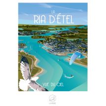La RIA D'ETEL vue du Ciel