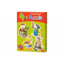 4 Puzzles - Animaux en activités ludiques