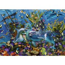 Dolphins Treasure Ship