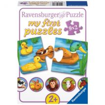 Puzzle 9 x 2 pièces : Adorables animaux
