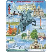 Larsen Puzzle Cadre - Souvenirs de Saint-Petersburg, Russie