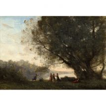 Grafika Kids Jean-Baptiste-Camille Corot : Danse sous les Arbres au Bord du Lac, 1865-1870