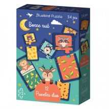 Bluebird Puzzle Puzzles duo - Bonne nuit