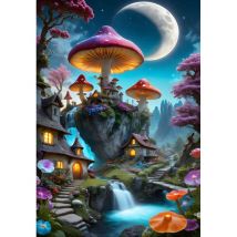 Bluebird Puzzle Mushroom Town