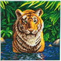 Crystal Art Crystal Art - Kit Broderie Diamant - Tigre