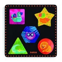 Djeco Puzzle en Bois - Geochic