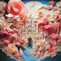 Heye Paper Like - Puzzle Carré - White Castle