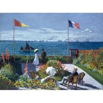 Puzzle Michèle Wilson Puzzle en Bois Découpé à la Main - Terrasse À Sainte Adresse, Claude Monet
