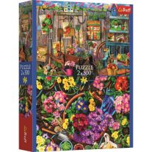 Trefl 2 Puzzles - Travailler Dans Le Jardin
