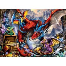 Master Pieces Glow in the Dark - Schatz des Drachen 1000 Teile Puzzle Master-Pieces-72419