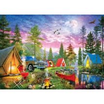Master Pieces Mossy Oak - Camp in der Dämmerung 1000 Teile Puzzle Master-Pieces-72573
