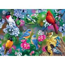 Master Pieces Audubon - Singvogel-Collage 1000 Teile Puzzle Master-Pieces-31977