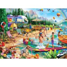 Master Pieces XXL Teile - Campside - Tag Am See - EZ Grip 300 Teile Puzzle Master-Pieces-31999