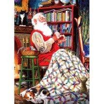 Cobble Hill Der Quilt vom Weihnachtsmann 1000 Teile Puzzle Cobble-Hill-40301