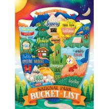 Cobble Hill Bucket List für Nationalparks 500 Teile Puzzle Cobble-Hill-45105