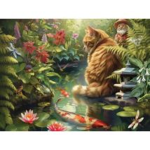 Cobble Hill Koi Katze 275 Teile Puzzle Cobble-Hill-48030