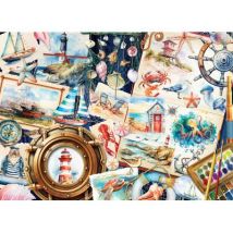 Cobble Hill Maritime Skizzen 1000 Teile Puzzle Cobble-Hill-40308