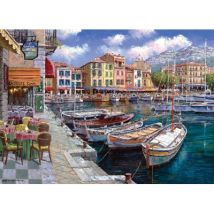 Cobble Hill Café in Cassis 1000 Teile Puzzle Cobble-Hill-40238