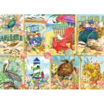 Cobble Hill Ein Tag am Strand 500 Teile Puzzle Cobble-Hill-45109
