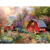 SunsOut Scheunenbesuch 1000 Teile Puzzle Sunsout-19163