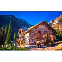 SunsOut Kein Platz für uns im Gästehaus 550 Teile Puzzle Sunsout-27066