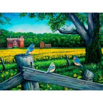 SunsOut Sonnenblumental-Blues 500 Teile Puzzle Sunsout-60862