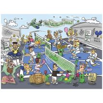 SunsOut Pickleball-Spiel 1000 Teile Puzzle Sunsout-80143