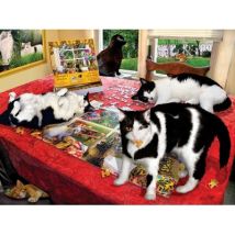 SunsOut Lori Schory - Who Let the Cats Out? 1000 Teile Puzzle Sunsout-35151