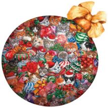 SunsOut Cat Christmas Ornament 750 Teile Puzzle Sunsout-98201