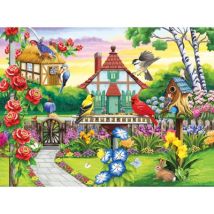 SunsOut Nancy Wernsersbach - Birds' Favorite Garden 1000 Teile Puzzle Sunsout-63044