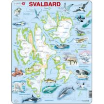 Larsen Rahmenpuzzle - Svalbard, Norwegen 61 Teile Puzzle Larsen-A1-NO
