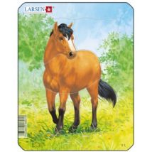 Larsen Rahmenpuzzle - Pferd 5 Teile Puzzle Larsen-V1-1