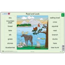 Larsen Rahmenpuzzle - Read and Look 05-06 (auf Englisch) 16 Teile Puzzle Larsen-RA03-EN-5-6