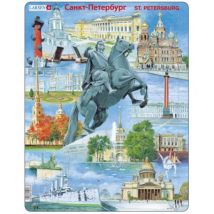 Larsen Rahmenpuzzle - Sankt Petersburg 60 Teile Puzzle Larsen-KH16
