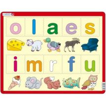 Larsen Rahmenpuzzle - Lær bokstavene (små) (auf Norwegisch) 10 Teile Puzzle Larsen-LS21