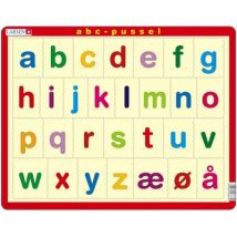 Larsen Rahmenpuzzle - Das Alphabet (auf Norwegisch) 26 Teile Puzzle Larsen-LS33