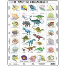 Larsen Rahmenpuzzle - Dinosaurier (auf Niederländisch) 35 Teile Puzzle Larsen-HL9-NL