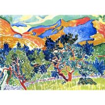Grafika André Derain - Berge bei Collioure 500 Teile Puzzle Grafika-F-33660