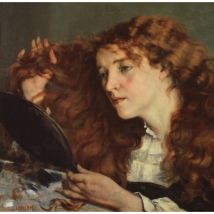 Grafika Gustave Courbet: Jo, La Belle Irlandaise, 1866 1000 Teile Puzzle Grafika-T-02311