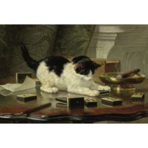 Grafika Kids Henriette Ronner-Knip: Spielende Katze 12 Teile Puzzle Grafika-F-30896