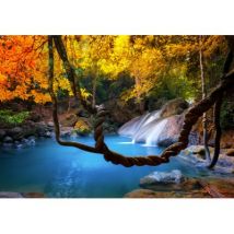 Grafika Kids Wasserfall im Wald 12 Teile Puzzle Grafika-F-31072