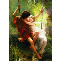 Gold Puzzle Pierre-August Cot: Frühling 1000 Teile Puzzle Gold-Puzzle-60638